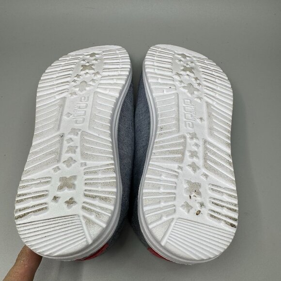 Hey Dude Wendy Chambray Braid Indigo Sneakers Slip On Shoes Women's Size 7 - Picture 9 of 9